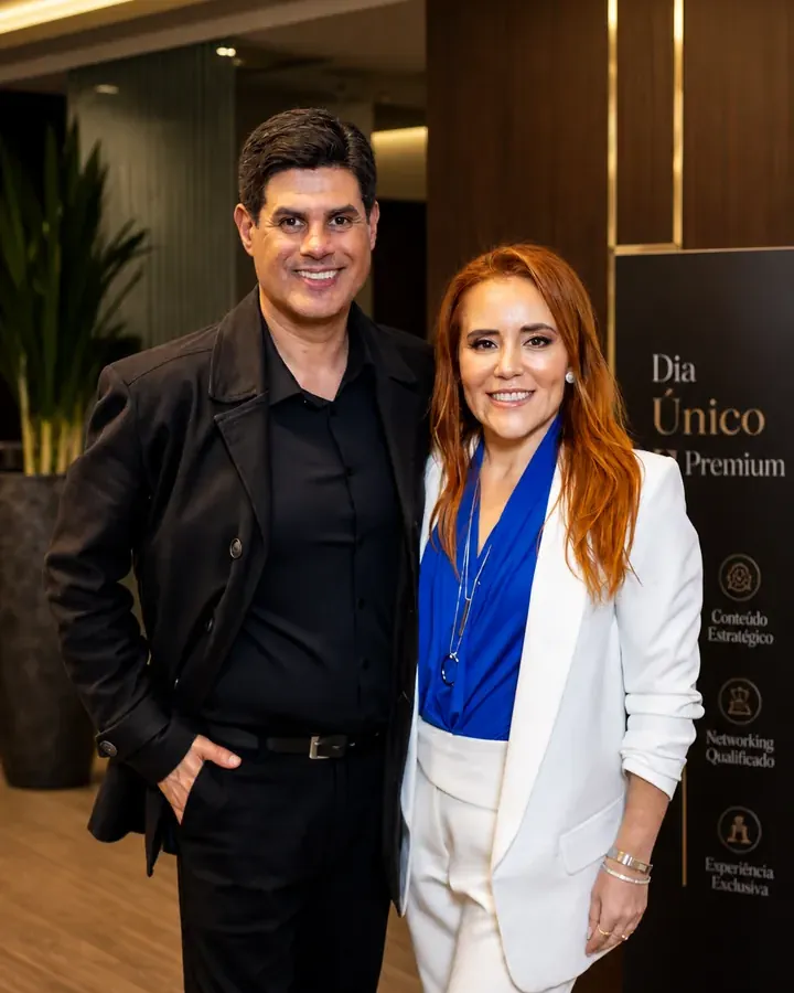Caroline Batista e José Henrique Westphalen lado a lado